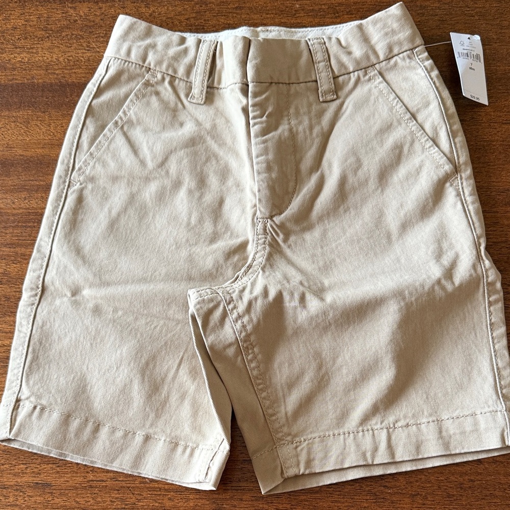 GAP Kids Beige Flat Front Shorts